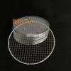 Borde de Malla Redonda para Barbacoa Malla Desechable para Parrilla Red de Secado Doméstica para Exteriores Suministros para Barbacoa Red para Barbacoa a Prueba de Óxido