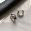 Pendientes Estilo Liu Yifei Aro Lujo Ligero Gama Alta Otoño e Invierno 2025 Nuevos Populares Pendientes Aro de Plata de Ley Clips para Orejas