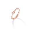 Anel de Casal Pequeno Príncipe e Rosa Prata de Lei 925 Masculino e Feminino Simples Moda Anel de Zircônia Anel de Estrela