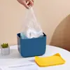 Mini Bote de Basura de Escritorio Barril de Almacenamiento para Escritorio de Estudiante Cubo de Basura Pequeño para Escritorio de Oficina Artefacto de Clasificación Caja de Almacenamiento