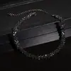 Colar Cruzado Cravejado com Diamantes Brilhantes Nova Moda 2025 Design Simples Colar Luxo Acessível Colar de Alta Qualidade para Mulheres