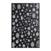 Suministro transfronterizo pegatinas para uñas 3D Navidad glitter diámetro clásico blanco estilo copo de nieve pegatinas adhesivas suministro directo de fábrica ins
