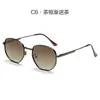 Nuevas Gafas de Sol Polarizadas del Sudeste Asiático, Gafas de Sol de Alta Gama para Hombre y Mujer, Patillas de Resorte de Alta Calidad, Acero Inoxidable