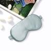 Nuevo antifaz de seda acolchado suave para dormir transpirable aliviando la fatiga más forro sombreado protección ocular seda de morera para dormir