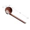 Japonês Hot Pot Spoon Bamboo Handle Nanmu Ramen Restaurante Hotpot Restaurante Colher de sopa Colander Ajisen Ramen Spoon LOGO