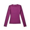 Blusa Francesa Slim Sexy Decote V Profundo Manga Longa Nova Coleção Primavera Verão 2025 Efeito Emagrecedor na Cintura Camiseta Básica Ant Waist