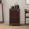 Nuevo Gabinete de Té de Madera de Olmo Viejo Estilo Chino, Gabinete Lateral de Té de Madera Maciza, Gabinete Lateral de Mesa de Té, Estante de Almacenamiento de Mesa de Té para Sala de Té, Mesa Lateral Lateral