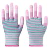 Luvas de nylon com padrão zebra, proteção para trabalho de verão, resistente ao desgaste, respirável, antiderrapante, luvas finas elásticas para trabalho