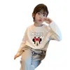 Ropa de verano para niños de algodón puro, camiseta de dibujos animados elegante para niñas, camiseta de manga larga para bebé niña, nueva camiseta top 2026