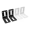Código de ángulo universal ajustable soporte de ángulo recto de 90 grados soporte de hierro triangular conector de placa de chapa soporte de refuerzo ferretería