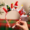 Diadema de árbol de Navidad, kit de materiales DIY de palo retorcido, accesorio para la cabeza, decoraciones navideñas, un nuevo regalo para tu novia o mejor amiga