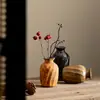 Jarrón Montaña de Almohada, un jarrón de cerámica retro para uso doméstico, adecuado para flores secas en la sala de estar, la entrada o la casa de huéspedes, y también se puede usar para arreglos florales hidropónicos como pieza decorativa.