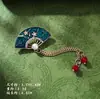 Broche Peônia Esmaltado Estilo Chinês Retro Feminino de Alta Qualidade para Hanfu Cheongsam Acessórios Exquisitos Alfinete Elegante
