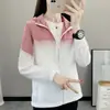 Ropa de protección solar 2025 nuevo modelo de verano para mujer, protección UV UPF50+, chaqueta impermeable con capucha para el sol, abrigo de seda helada de secado rápido