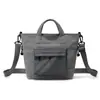 Bolso de Mano Portátil de Lona Duradera Resistente al Desgaste con Gran Capacidad para Uso Diario Casual, Almacenamiento de Cámara y Bolso de Hombro para Viajes