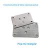 Peça de conexão para móveis de 7 furos direta da fábrica, peça reta quadrada de 1,5 mm de espessura, acessórios de ferragem, peça de suporte, peça de ferro para sofá, cantoneira