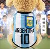 Fábrica de Origem Transfronteiriça Colete para Pet Copa do Mundo Futebol Basquete Malha Roupa para Gato e Cachorro Malha Respirável