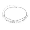 Moda Personalizada Chica Caliente Hecho a Mano Colgante de Estrella Cintura Europea y Americana Sexy Bikini de Playa Cadena de Cintura con Borlas Multicapa