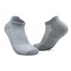 Calcetines deportivos de baloncesto de color liso y tubo corto de algodón puro con parte inferior de toalla gruesa, absorbentes del sudor y transpirables, de algodón peinado, para correr.