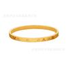 Pulsera de anillo de diamante B caliente transfronteriza para amantes de acero de titanio 18k moda lujo pulsera en stock
