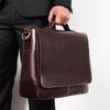 Bolso de mano de cuero Jiameida de moda europea y americana transfronterizo para hombro, bandolera, bolso para computadora, maletín