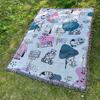 Esterilla de Picnic Estilo Bohemio Manta Estilo Camping Mantel Esterilla de Suelo Impermeable para Exteriores Equipo de Tienda Grosor Personalización