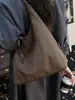 Bolsa de Pão de Camurça Retrô para Mulheres 2026 Nova Tendência Outono e Inverno Bolsa de Ombro de Grande Capacidade Bolsa Saco Popular