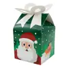 Navidad Nueva Caja de Dulces Caja de Regalo de Navidad Caja Mariposa Caja Grande de Dulces Caja Cuadrada con Fondo de Manzana Exportación Transfronteriza