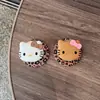 Soporte Magnético de Airbag para Teléfono Móvil de Silicona de Dibujos Animados Gato Kt Estilo Versátil Accesorios de Funda para Teléfono Móvil de Escritorio Perezoso para Ver Series