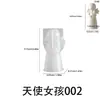 Material de Molde de Silicone Artesanal DIY Asas de Anjo Menina Superfície Lisa Listrada Vela Gesso Ornamento Molde