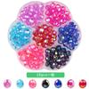 15 grades cor mágica transparente contas vazadas contas de cristal furadas conjunto acessórios para joias DIY pulseira colar material para contas
