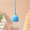 Colorido Fofo Rosto Sorridente Liga de Zinco Sino Sino de Vento Pingente Nó Chinês Pequeno Sino Pingente Acessórios Pingente de Chaveiro