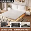 Nuevo Modelo 2026 Cama Flotante con Tapicería de Cuero Genuino, Cama Doble Moderna Minimalista con Estructura de Hierro, Cama de Boda, Cama Grande de Alta Gama