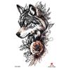 Nuevo Sticker de Tatuaje Impermeable Tatuaje Tótem Americano Sticker de Tatuaje Astronauta Lobo Tigre Muerte Impermeable A Prueba de Sudor