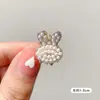 Estilo francés suave peinado semi-recogido pinza de garra pequeña pinza para el pelo pequeña dulce de hada de alta gama tocado fresco para el cabello que no tira