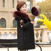 Abrigo de Algodón de Invierno para Madre Estilo Occidental Abrigo Talla Grande Abrigo de Algodón Acolchado para Ropa de Mujer de Mediana Edad y Anciana Abrigo de Algodón Largo de Mediana Edad Noble