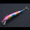 Pesca con señuelo Luya Nuevo Flotante Mino Señuelo Biónico 9.5cm/8.5g Señuelo Luya Plástico Señuelo Duro Pesca en Mar