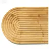 Bandeja de Madeira Irregular Criativa Estilo Ins Bandeja Decorativa Bandeja de Aromaterapia para Desktop Estilo Japonês Bandeja de Armazenamento para Lanches