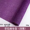 Rollo de Lino de Color Rollo de Tela de Lino de Color Tela para Empaque de Flores Frescas Rollo de Lino Papel para Empaque de Arreglos Florales Gasa con Materiales para Manualidades
