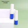 Tubo de Ungüento Morado de Hierba Personalizado OEM de 3.5g, Barra de Contorno, Barra de Mascarilla de Barro, Tubo de Bálsamo Labial, Tubo Vacío, Lipstick Redondo Blanco y Azul