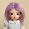 Molde de cabeça de espuma bob11 boneca b peruca lisa 4 6 8 cabelo cabeça imitação lã de ovelha tibetana touca de peruca cabeça pequena