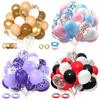 Amazon Venta al por mayor transfronteriza Set de 30 globos metálicos de lentejuelas Decoración de fiesta Festivo Globo colorido Aspiradora