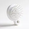 Ferramenta de lavagem de cabelo estilo japonês: pente massageador, esfoliante para cabeça e escova de shampoo de silicone para limpar o couro cabeludo