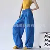 Pantalones Cargo Estilo Americano para Mujer Verano 2025 Nuevos de Calle Anchos Holgados Paracaidistas de Piso Casual Rectos