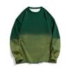 Moda customizado tie-dye degradê novo suéter casaco masculino customizado comércio exterior marca de tendência gola redonda lavado velho solto suéter masculino
