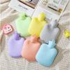 Bolsa de agua caliente portátil de temperatura constante, PVC de alta densidad, linda, pequeña, fresca, cálida, calentador de manos, inyección de agua, duradera