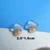 Accesorios de resina de fruta de uva transparente de simulación de dibujos animados pegamento de crema funda de teléfono diy accesorios para el cabello cuerda para el cabello material de belleza