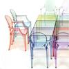Silla de Comedor Escandinava Silla Ghost Popular Ins Hogar Taburete de Cristal Maquillaje Silla de Vestir Silla Acrílica Simple Transparente
