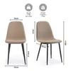 Sillas de Comedor Amazon Sillas Personalizadas para Mesa de Comedor Embalaje para Venta por Correo Silla con Respaldo Lujo Accesible Silla de Comedor de Gama Alta