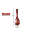 Espátula de Madera de Azufaifo Ácido Sartén Antiadherente Espátula de Mango Largo Espátula para Saltear Cuchara Cucharón para Sopa Juego Espátula para Sartén Resistente a Altas Temperaturas Fábrica Mayorista